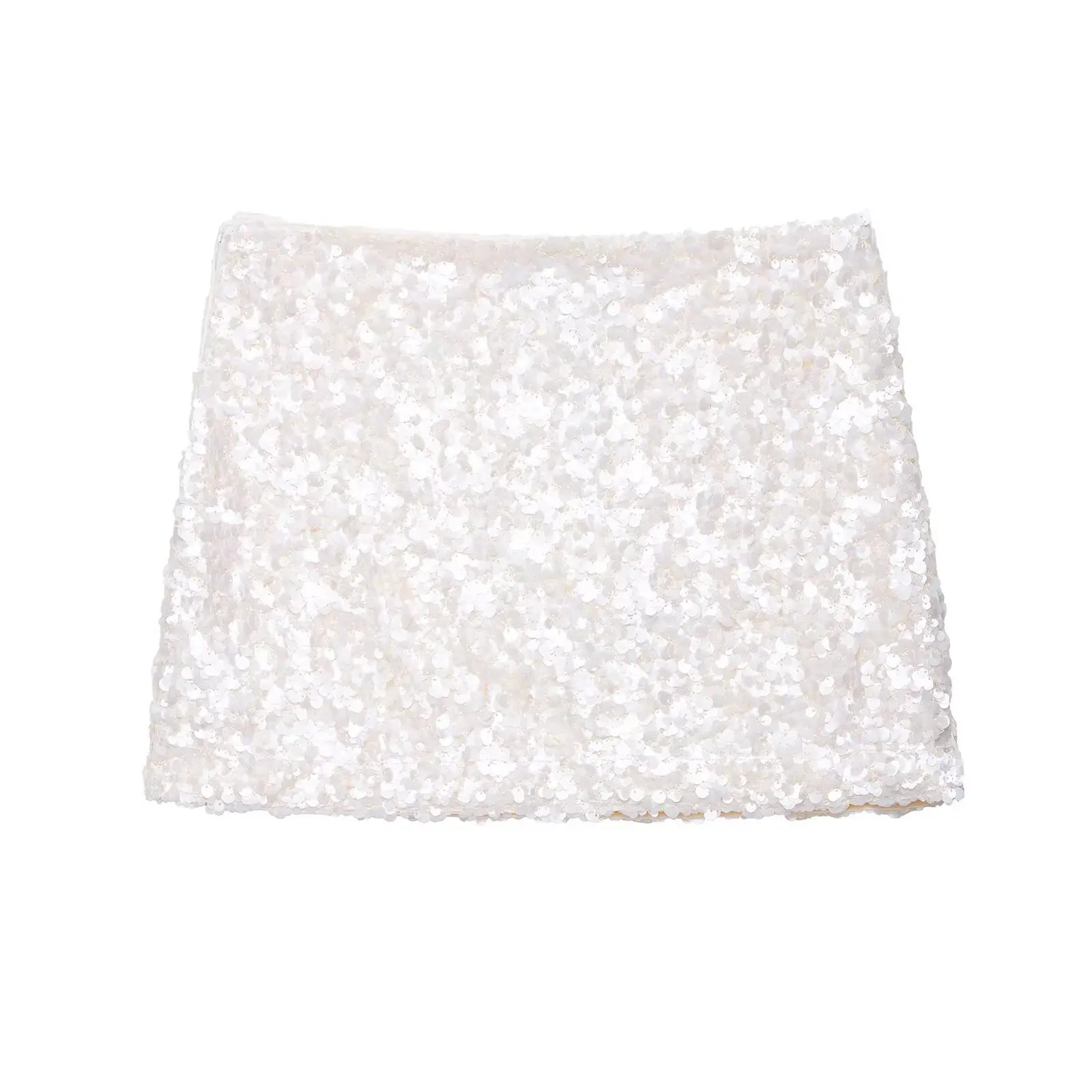 Sexy Woman Sequins Skirt High Waist Versatile Slim Mini Slim Skirts Zipper 2025 Summer Beach Style Women's New Skirt Y2K