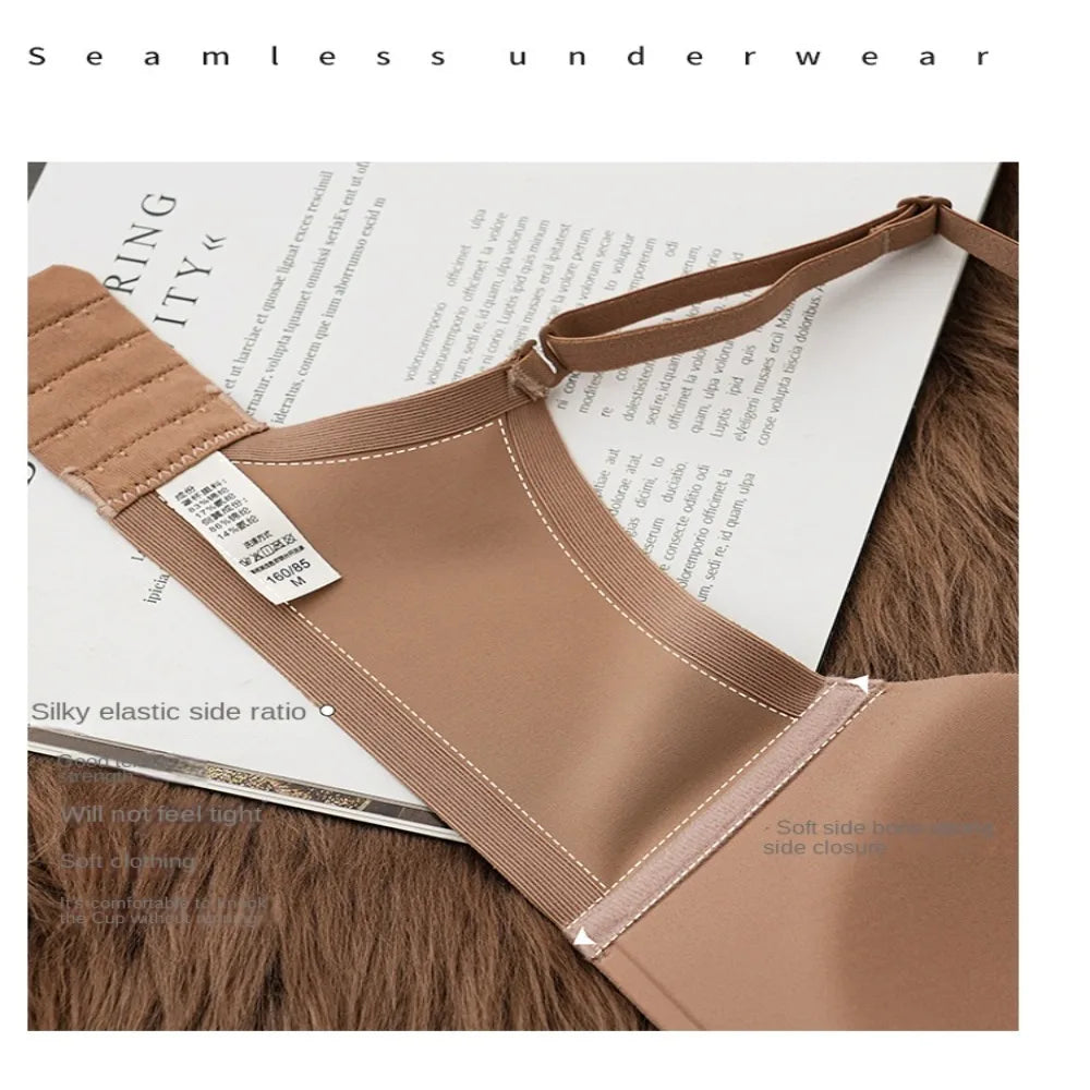 Soft Comfort Wireless Bra Breathable Fabric Thin Cup Seamless Bra Non-Wire Elastic Material Tube Top Bras Female Intimates