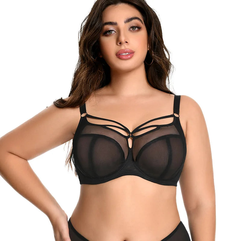 Minimizer Bra for Plus Size Women Full Coverage Wireless Bra D-I Cups | Anti-Sagging Support Breathable Minimize Bust Size