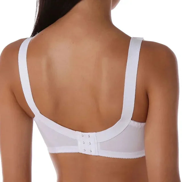 Big Minimizer Bras Large Size Lace Bra Women Sexy Unlined Full Coverage Ultra Thin Wireless Adjusted-straps Underwear Sujetador