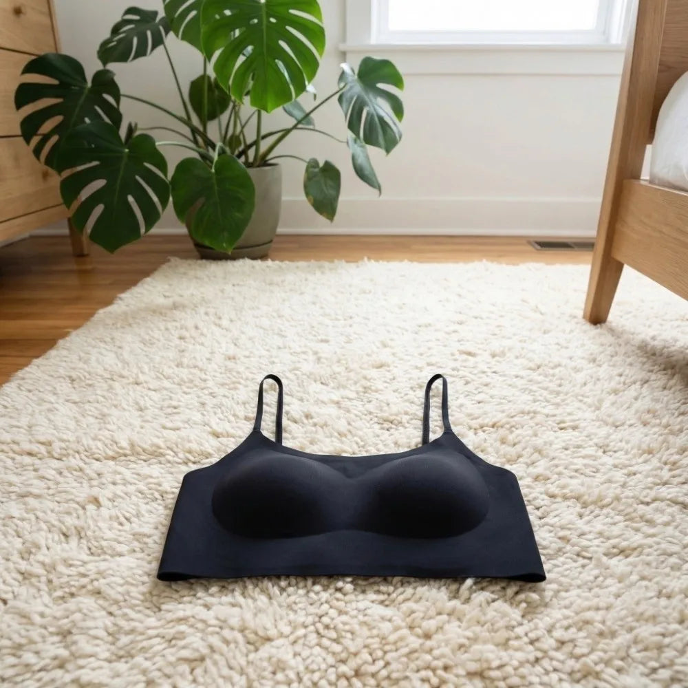 Traceless Wireless Bra U-shaped Beautiful Back Gathered Breasts Brassiere for Women Anti-sagging Shockproof Seamless Bras Sport
