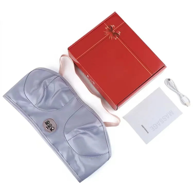 Wireless Electric Massage Bra Compress Vibration Chest Massager Home Breast Care Rechargeable Skin Friendly Relaxing Ergonomic