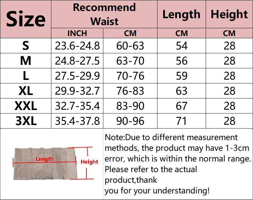 Shapewear For Women Tummy Control Fajas Body Shaper Compression Belt Waist Trainer Bandage Slimming Workout Waist Cincher Corset