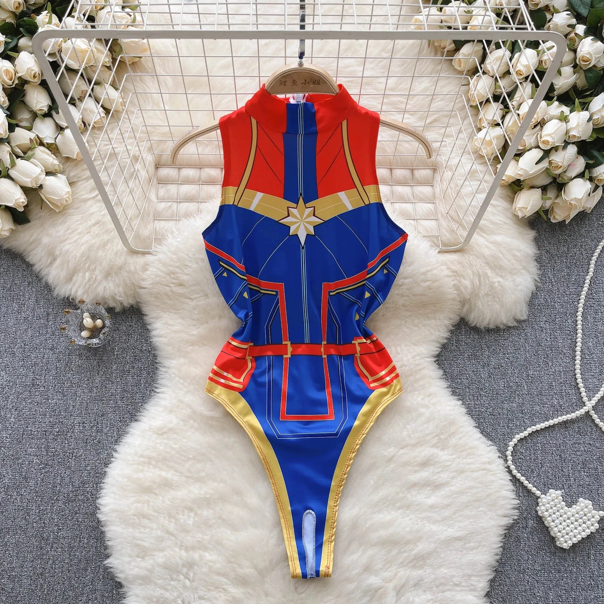 Backless Hotsweet Bow Lingerie For Women See Through Mesh Sexy Bunny Costume Lingerie Bodysuit 4 Piece Jumpsuit Spot Lace Cospla