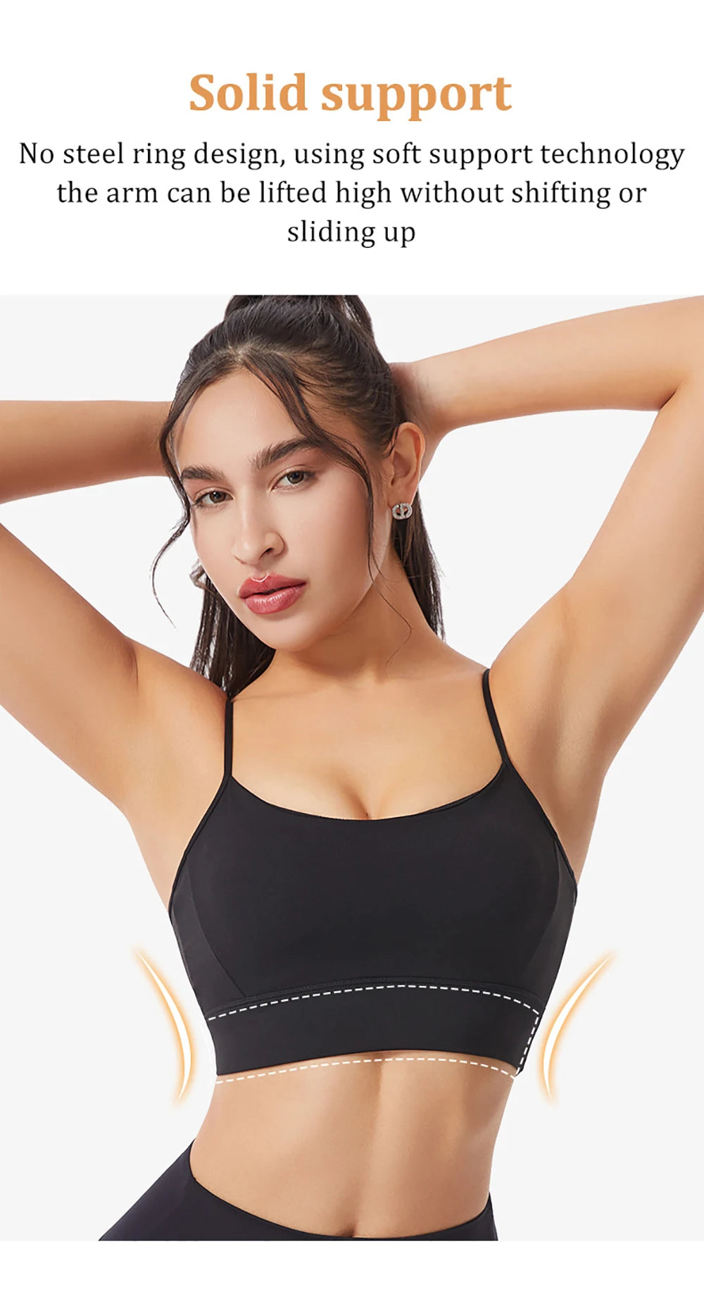Low Back Sports Bra For Women Low Impact Padded Workouts No Underwire Bralette Beauty Back Yoga Spaghetti Straps Vest Tops