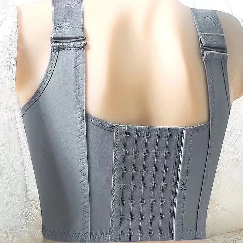 Wireless Push Up Bras for Women Full Coverage Solid Underwear Female Adjustable Plus Size Lingerie 38 40 42 48 50 C D E F