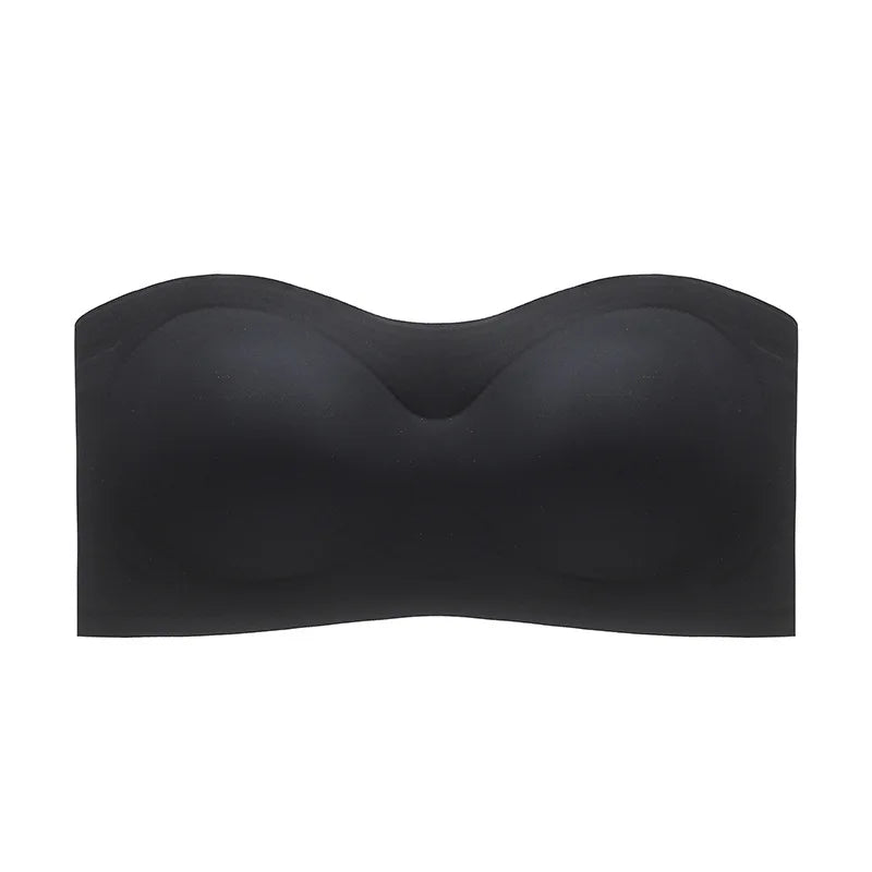 Strapless Bras For Women Seamless Underwear Push Up Non-wire Bra Tube Crop Tops Summer Comfort Female Lingerie Padded Top