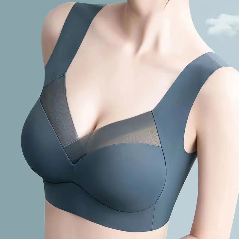 Sexy Seamless Bra Push Up Sports Brassiere Bh Woman Lace Bralette Wireless Bra Unwired Yoga Top Women's Bras Without Bones