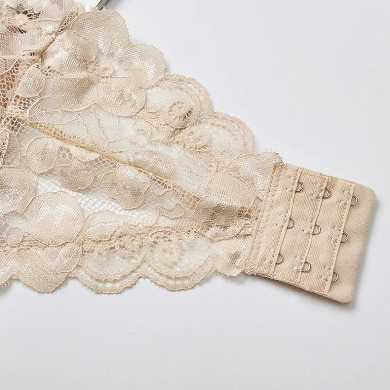 Lace Invisible Strapless Bras Women'S Solid Wrapped Chest Sexy Tube Top Underwear Female Beautiful Tank Top Seamless Crop Top