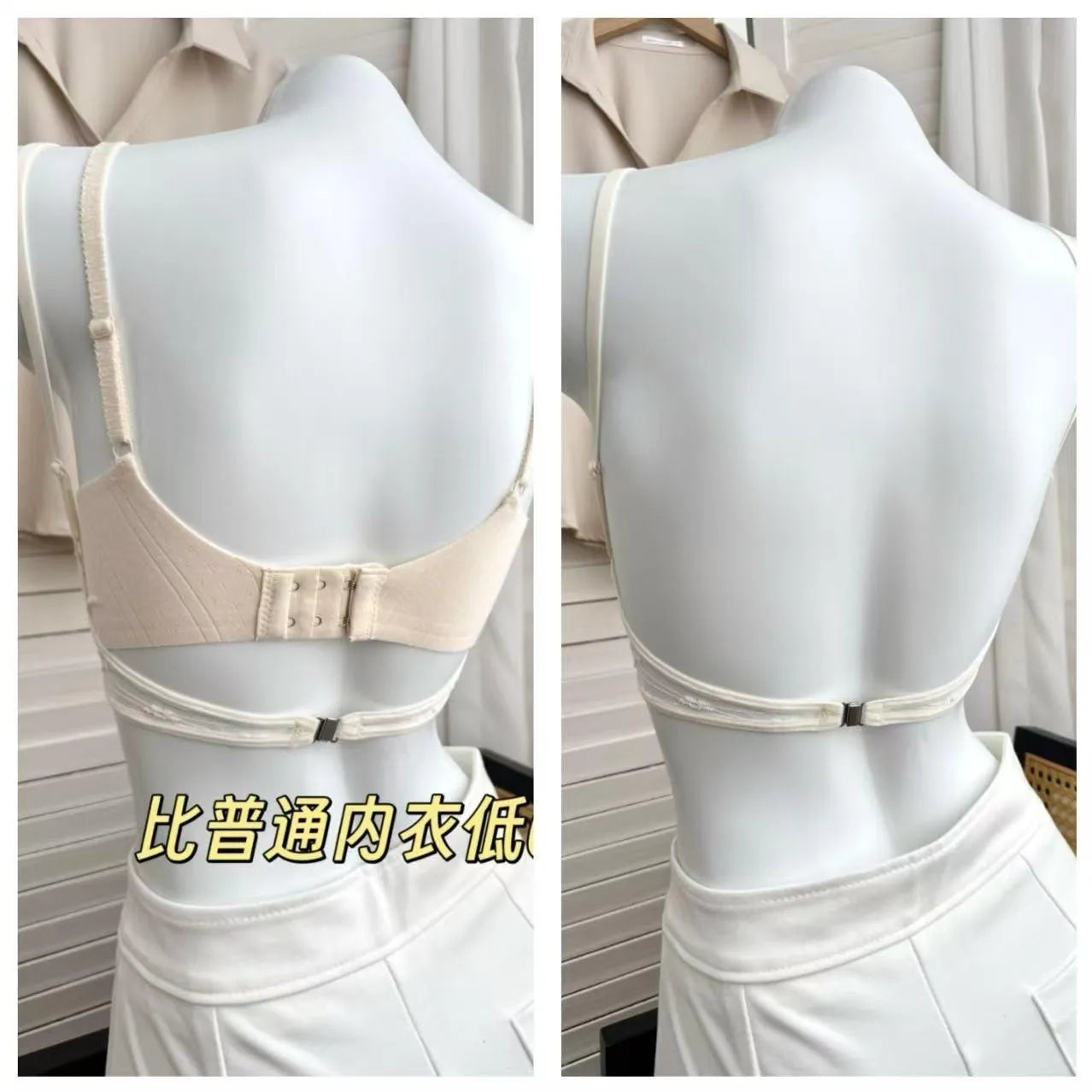 Lace Lingerie for Women's Summer, Thin, Large-bust, Slimming, Lace-curving, Triangular Cup, Beautiful Back, Seamless Bra