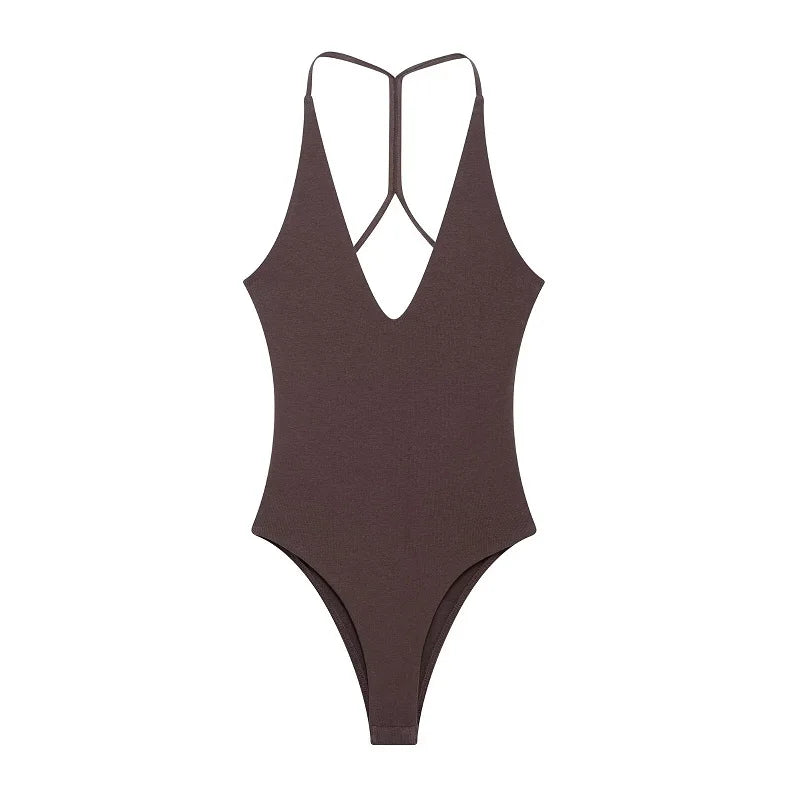 White Body Woman Slip Jumpsuits Sexy Bodys for Women Black Backless Lingerie Bodysuit Women Bustier Sleeveless Tops