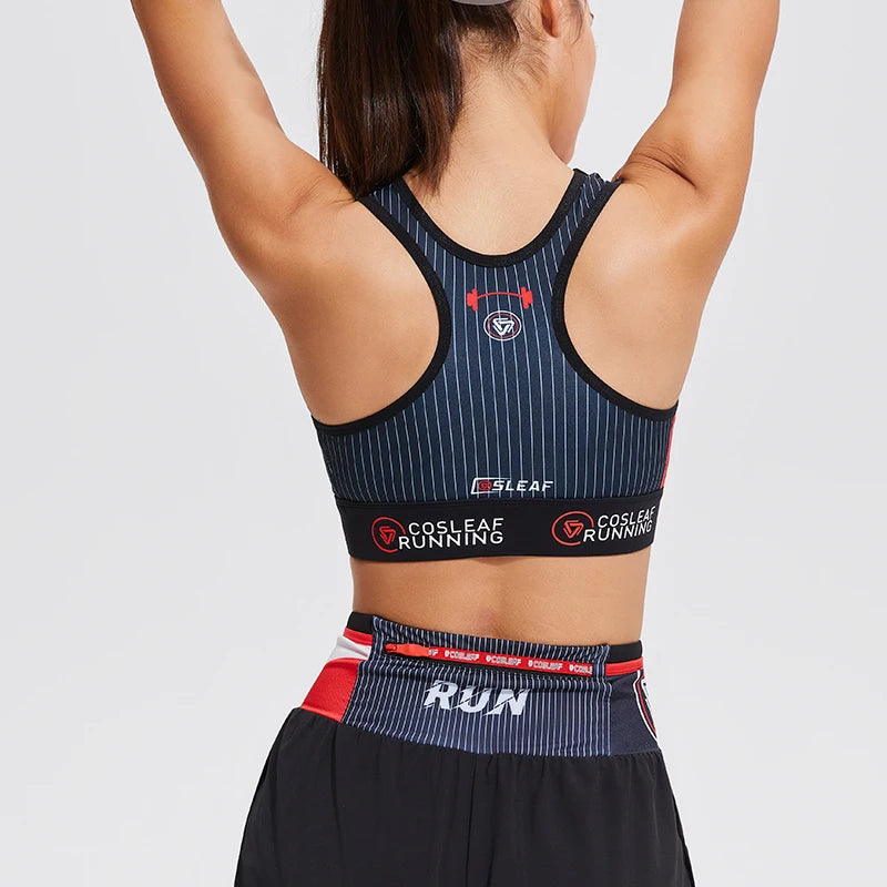 Sportswear Woman 2024 Sports Bras V Neck Shockproof Fitness Athletic Brassiere Running Tops Yoga Bra For Gym With Fixed Pads