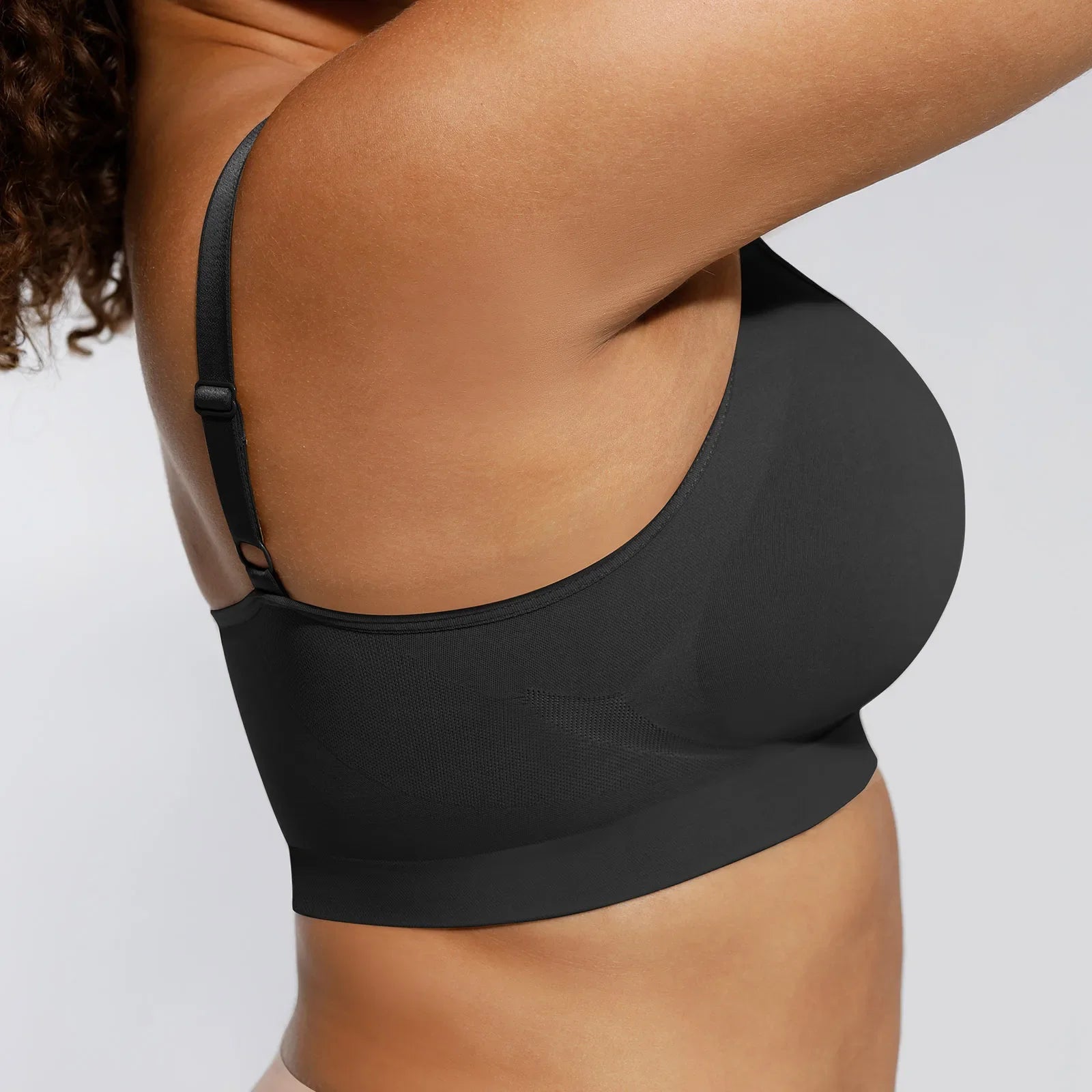 Adjustable Shoulder Straps Breasts Bra Seamless Bras Full Coverage Wireless Push Up Bra For Women Comfort Sculpting Bralettes