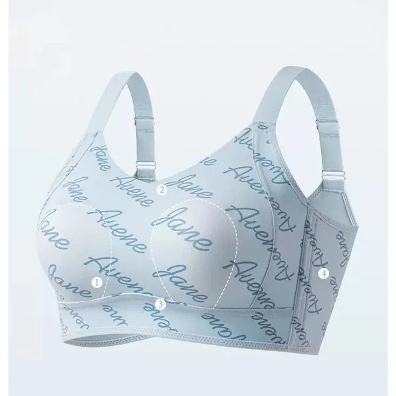 Women's Push-Up Bra for Large Breasts with Rabbit Ear Cups Preventing Sagging And Lifting Breast Reduction Supportive Underwear