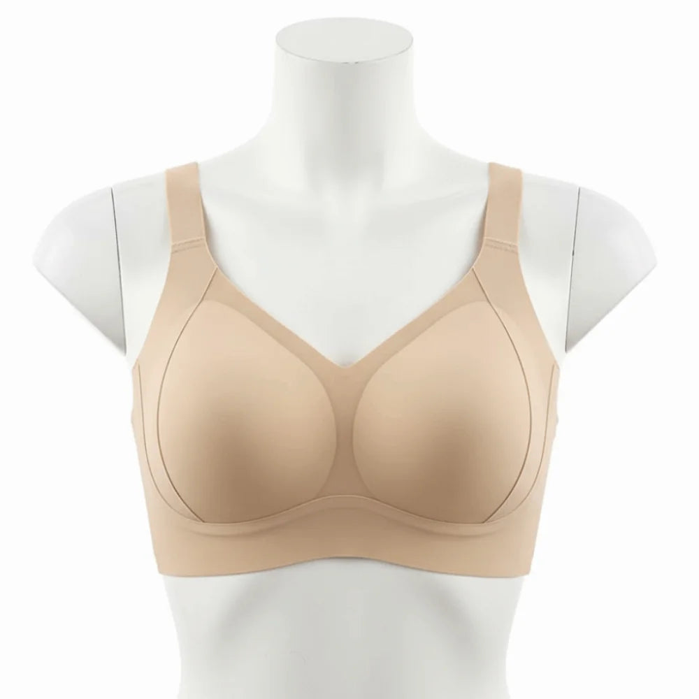 Traceless Wireless V Bra Shockproof Gathered Breasts Seamless Bras Anti-sagging Lingerie Push Up Underwear Daily