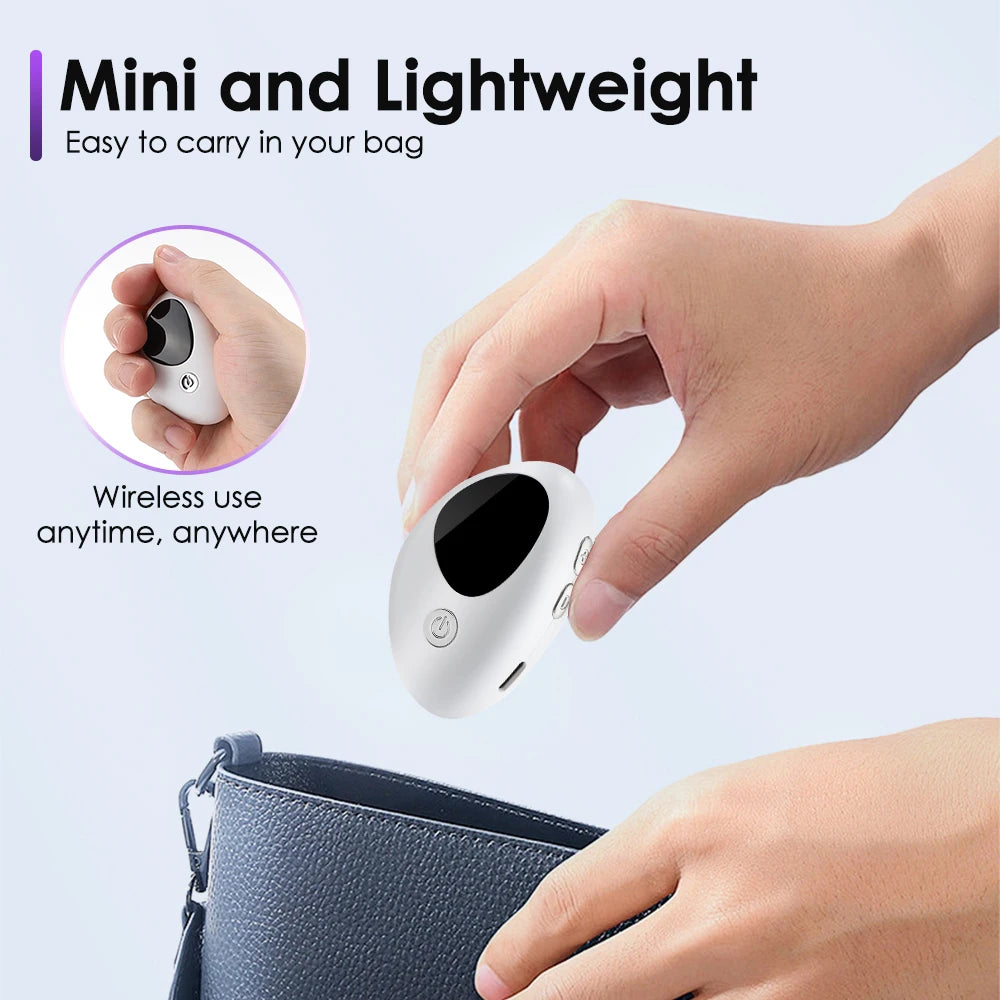 Microcurrent Sleep Aid Device EMS Sleep Aid Machine Sleep Instrument for Insomnia Stress Anxiety Relief Palm Pulse Massager