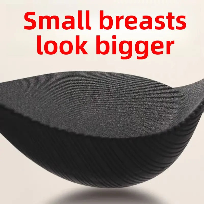 10CM Extreme Push Up Plunge Bra for Small Chest | Deep Cleavage Wireless Bralette | Seamless Invisible & Airy | Sexy Lift