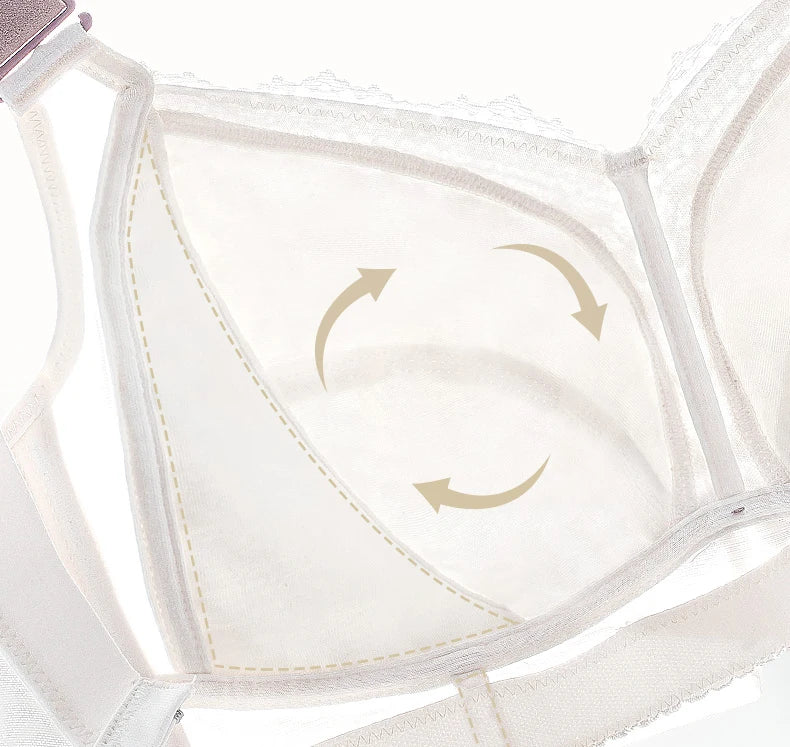 Wireless Lace Bras for Women Full Coverage Underwear Non Padded Minimizer Bra Female Sexy Lingerie 36 38 40 42 C D E F G H I J