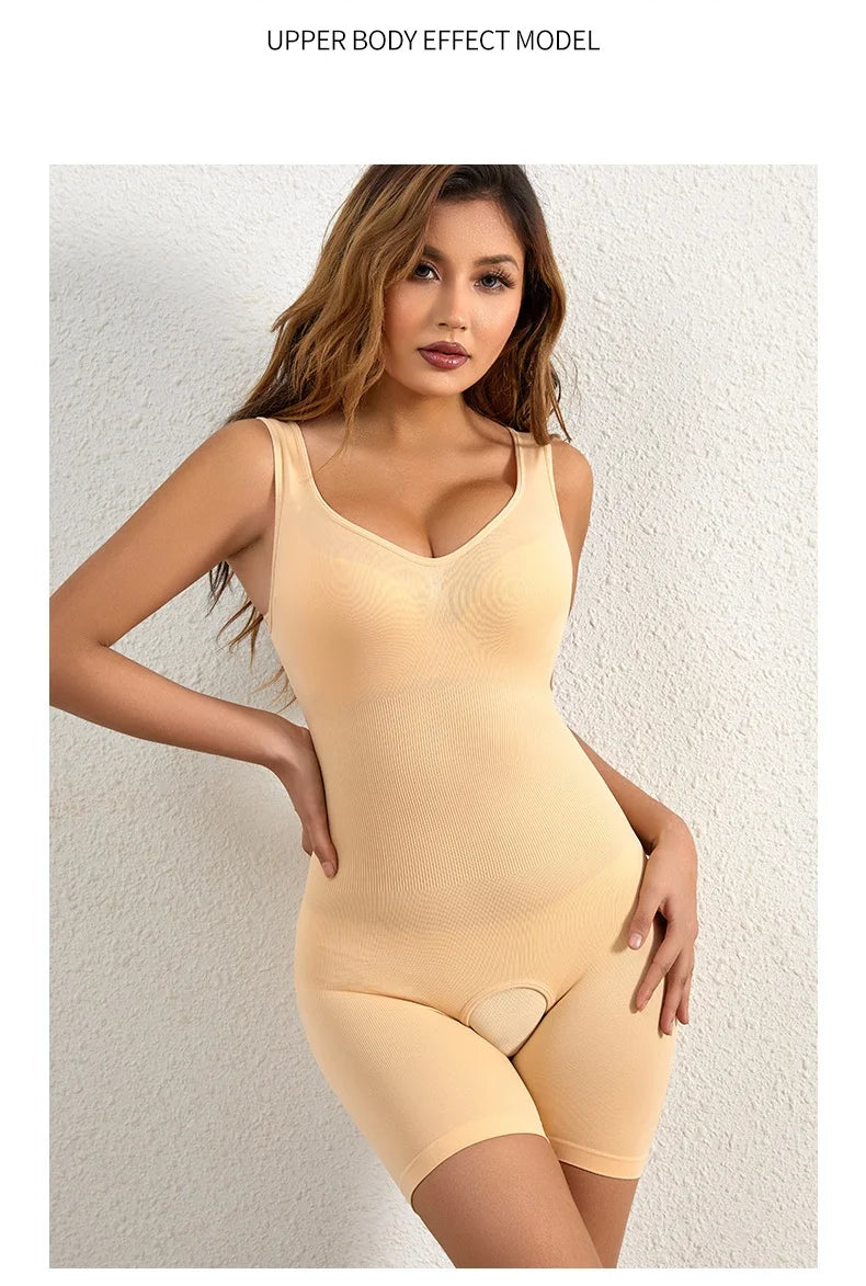 Shapewear Women's Postpartum Waist and Belly Shapewear Open-file Large-size Beauty Tight-fitting Chest Support Shapewear