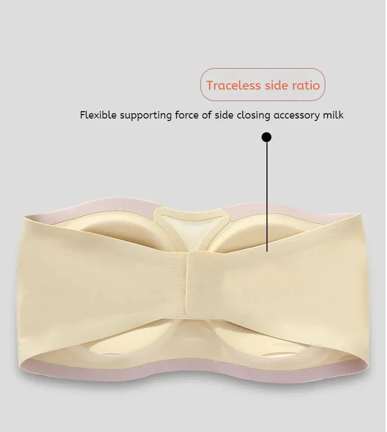 Non-slip Strapless Underwear Bra Seamless Sport Bras Women Soft Thin Push Up Underwear Lingerie Sleep Top Invisible Lingerie