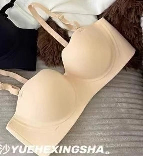 Half Cup Balconette Bra Seamless Support Anti Dropping Lift Petite Chest, Invisible U Back Bralette Non Padded Everyday Lingerie
