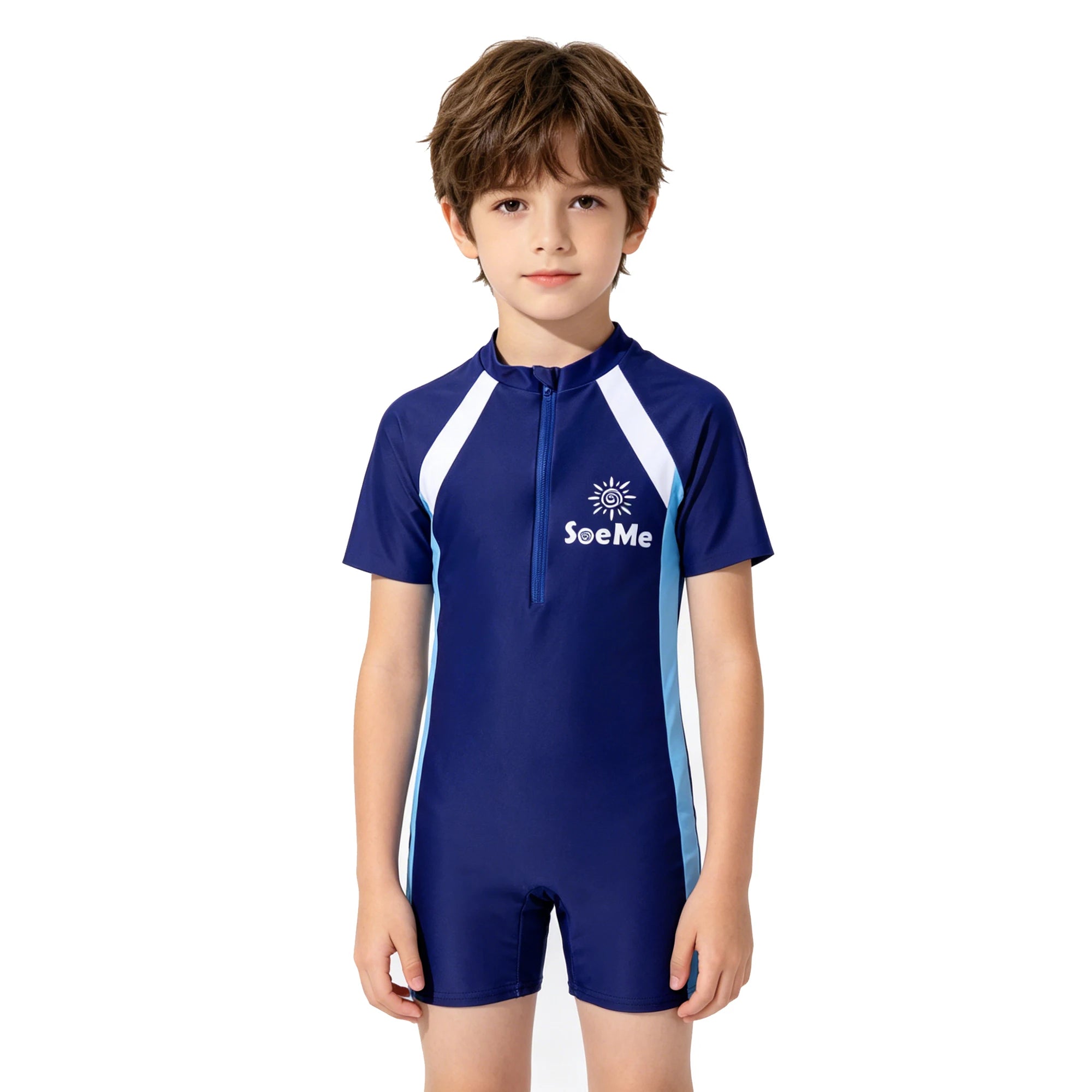 One-Piece Swim Suits Boys Swimsuits Fashion Sun Protect Girls Swimwear Kids Bathing Suit Cartoon Quick Drying Swimming Clothes