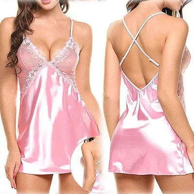 Ladies Lingerie Sleepwear Sexy Women Dress Lace Nightie Gown Babydoll  Mesh Sexy Nightwear Plus Size Hot Exotic Apparel