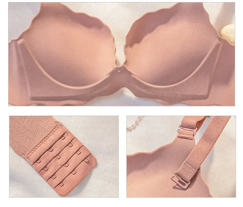 Seamless Push Up Women Bra Comfortable Adjustable Lingerie Wireless Sexy Bras 3/4 Cup Bralette Girl Brassiere Femenina