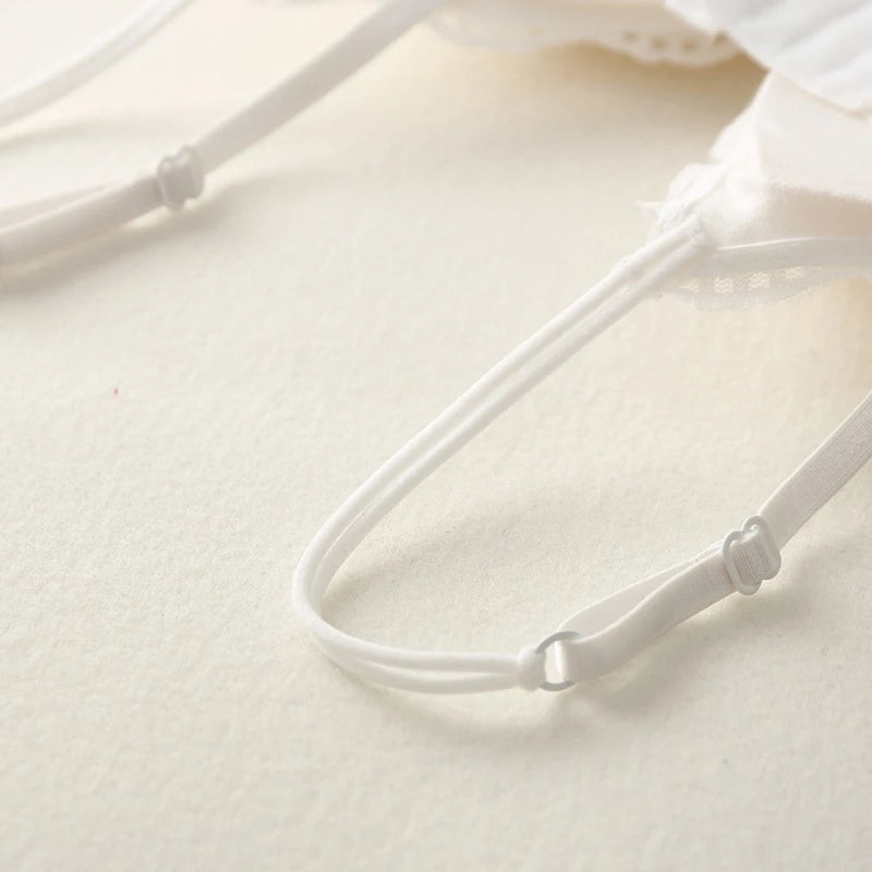Lace Bralette Sexy Bras For Women Small Chest Push Up Bras Transparent Sexy Lingerie Backless Underwear Breathable Brassiere