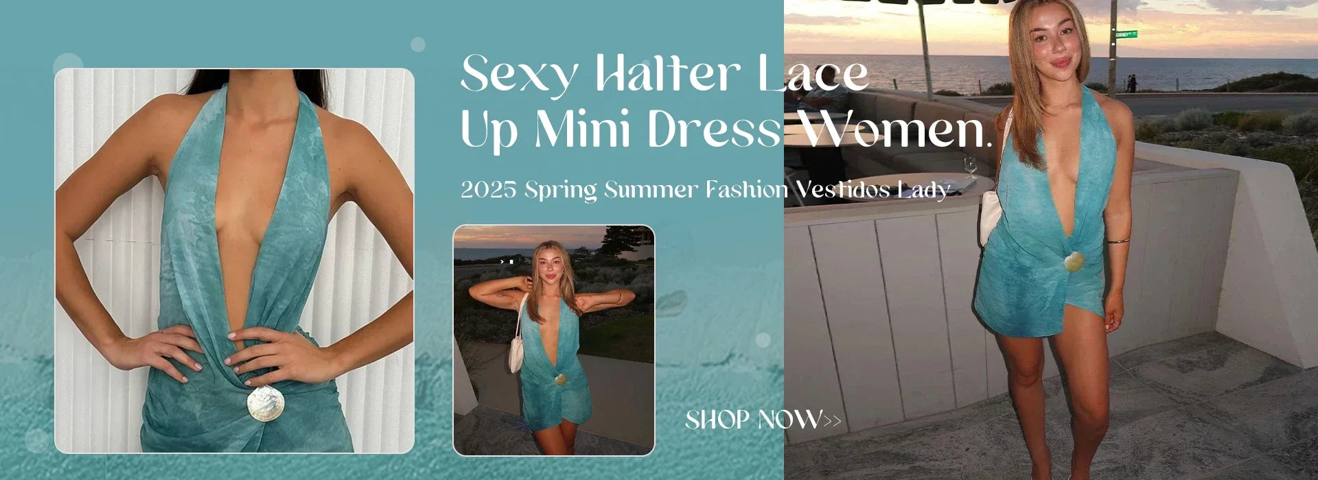 Sexy Sequin Halter Short Dress Women Backless Sleeveless Hip Package Party Dresses Female Summer Chic Night Club Robe Lady