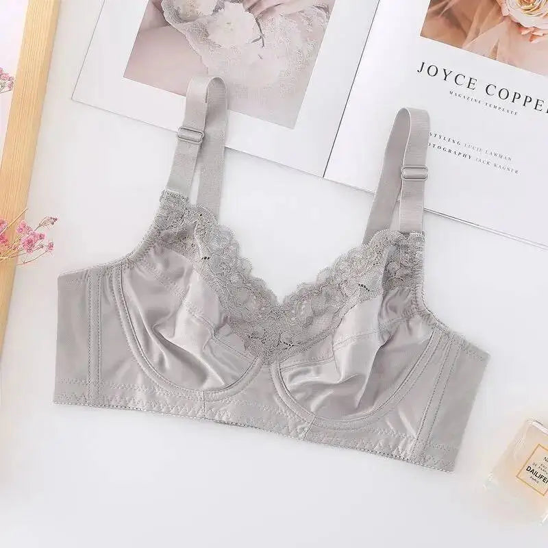 Lace Bra Unlined Bralette Brassiere Sexy Intimate Underwear B C D E F G H Cup 75 80 85 90 95 100 Plus Size Lingerie For Women