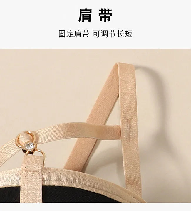Functional Big Boobs Push Up Bra Plus Size Sexy Full Bust Lingerie Lift Support Tummy Control Back Coverage Anti Sagging 32-38