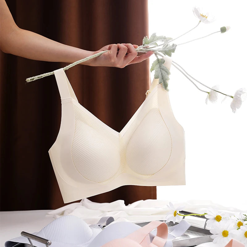 Push-up Bras High Quality Women's Bras Unwired Bra for Woman Sexy Lingerie Sporty Woman Top Plus Size Bra Sports Seamless Ladies