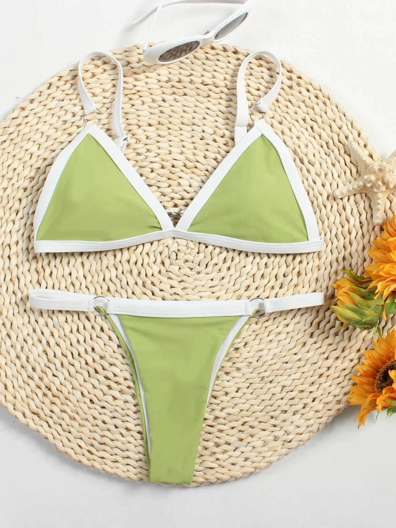 Bikini 2026 New Summer Solid Bikini Set Low Waist Swimwear Women Brazilian Bathing Suit Sexy Swimsuit Female Brazilian Biquini