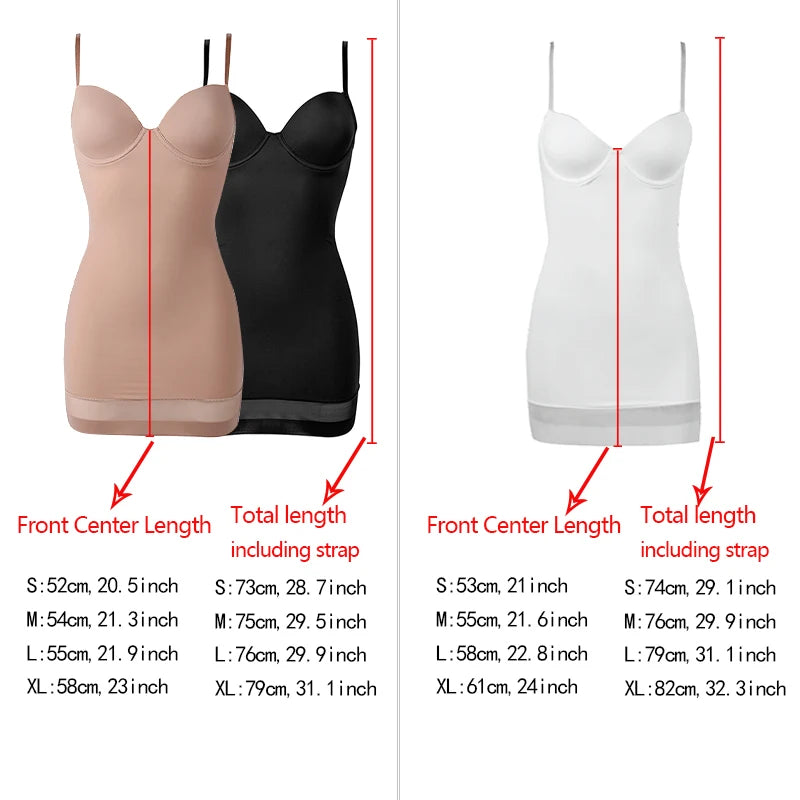 Women's Fashion Control Slips Slim Petticoat Under Dress Ropa Sexy Intimate Clothes Women's Underskirt Podobnik Under Dress