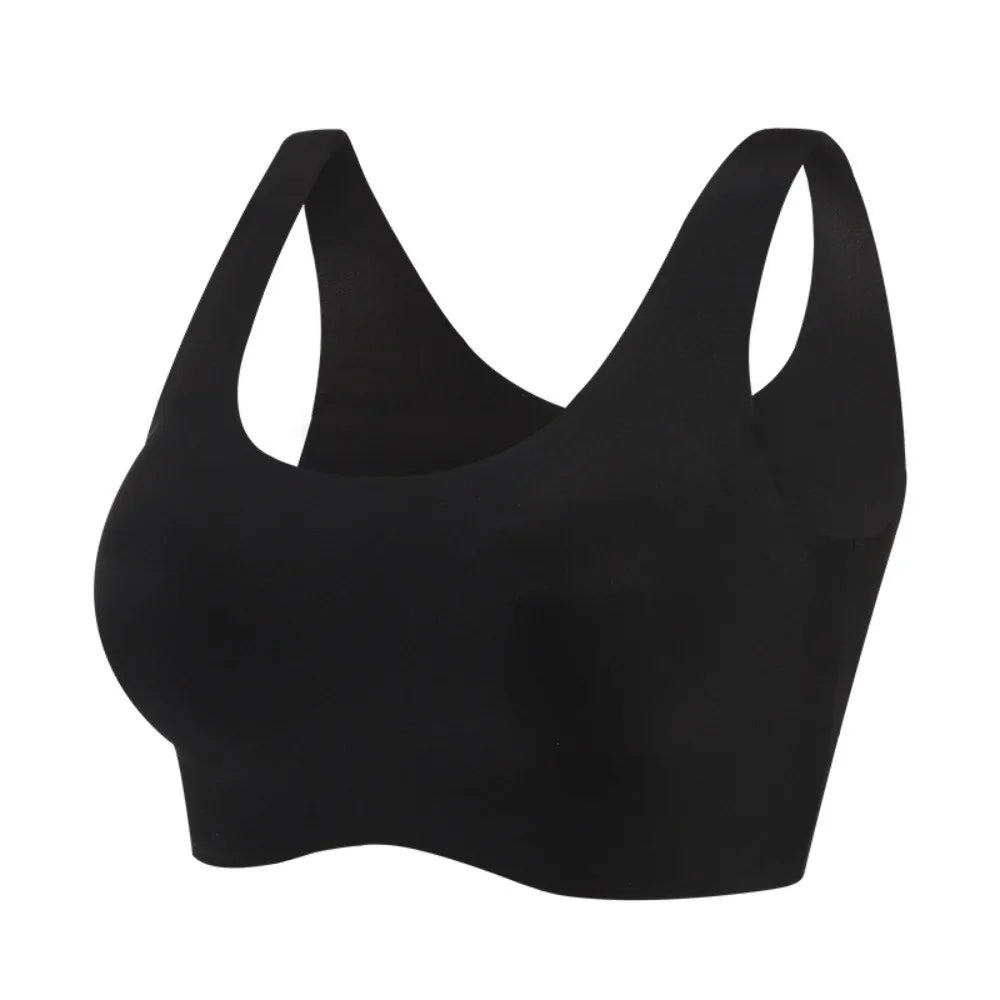 Comfortable Close-fitting Wireless Bra Shockproof Gathered Breasts Seamless Bralette Underwear Lingerie Sports Bra Pilates