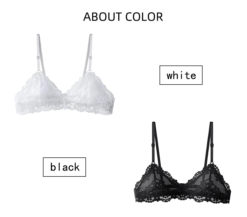 BANNIROU 1Pcs Lace Bra For Woman Thin Transparent Sexy Underwear Female Lingerie Women's Bralette For Ladies 2023 NEW SALE