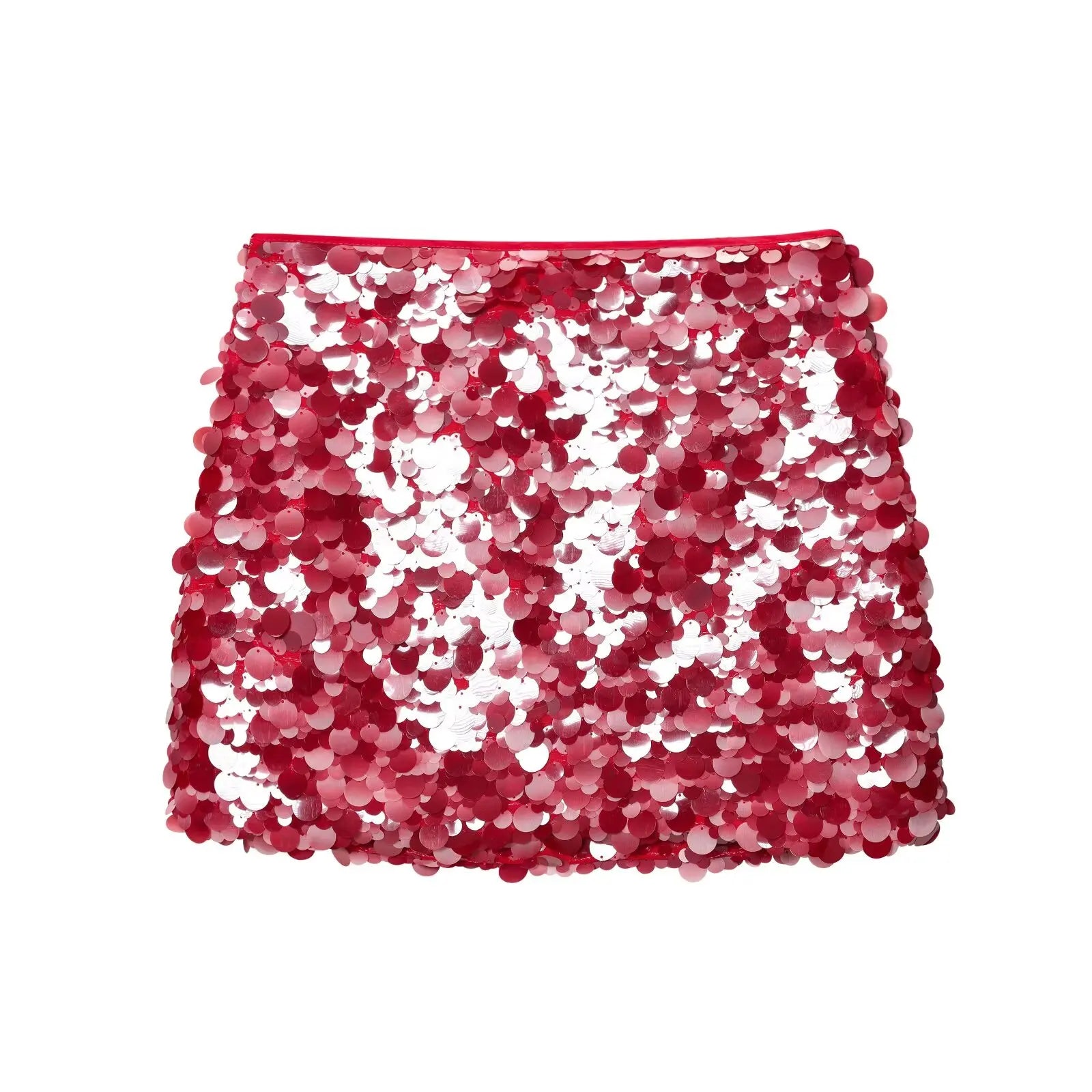Sexy Woman Sequins Skirt High Waist Versatile Slim Mini Slim Skirts Zipper 2025 Summer Beach Style Women's New Skirt Y2K