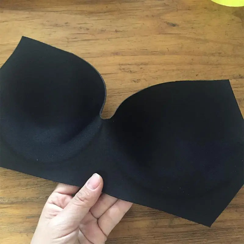 Strapless Bra Womens Invisible Push Up 1 Piece Seamless Concentrate Contract for Party Cocktail Dresses Comfortable Support