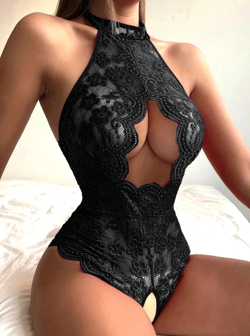 Sexy Erotic Lingerie For Women Open Bra Crotchless Sex Underwear Porno Babydoll Dress Hot Lace Lingerie Sexy Costume