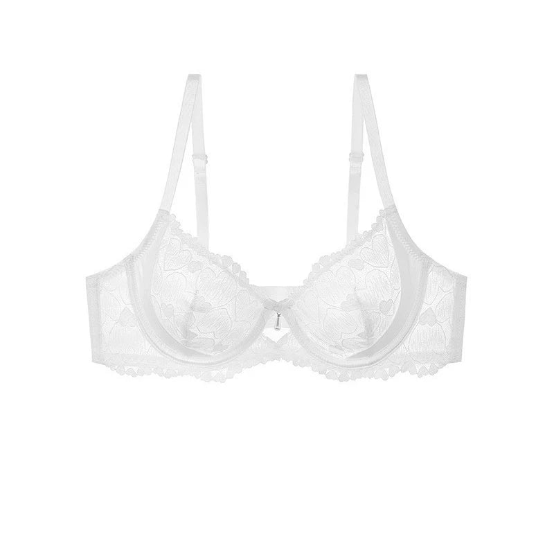Ensemble Lingerie Luxe Français Dentelle Brodée Noir Mystère Rose Pur Soutien-Gorge Grand Découpe Cadeau Sensuel Design Élégant