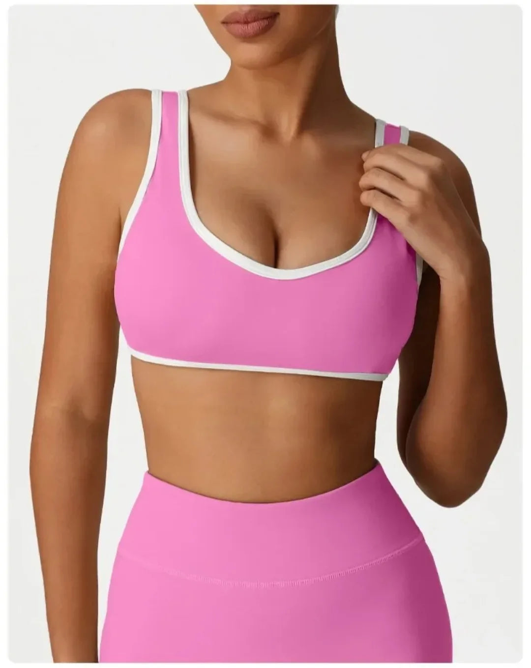 Backless Yoga Bra Quick Drying Shock-proof Fitness Sports Bra High Waist Butt Lifting Flared Pants Casual Workout Gym Yoga Bra