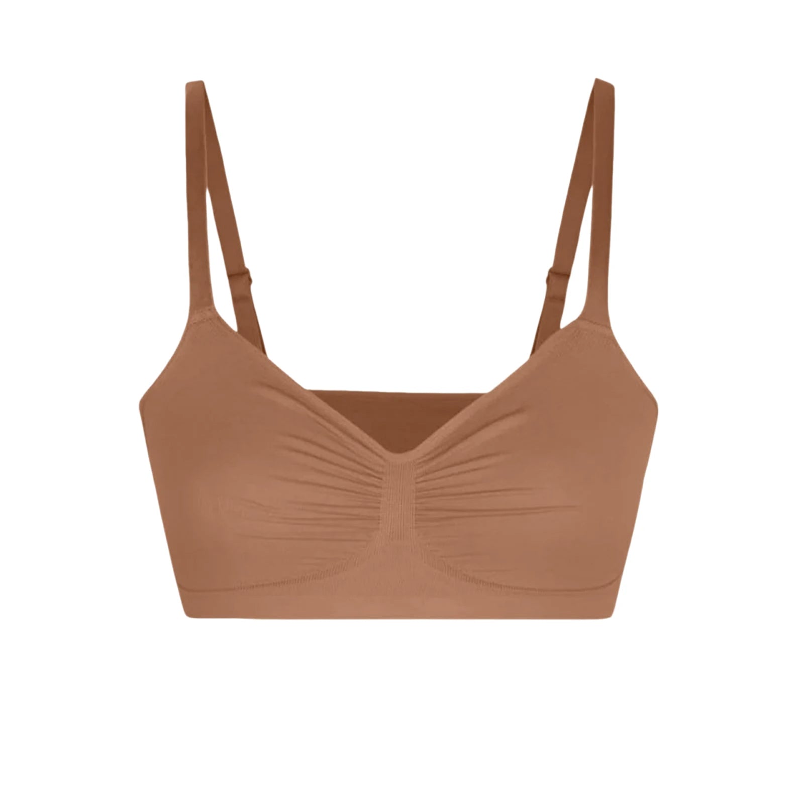 Sports Bras For Women Wireless Soft Workout Bra Full Coverage Push Up Bralettes Seamless Crop Cami Bra For Yoga
