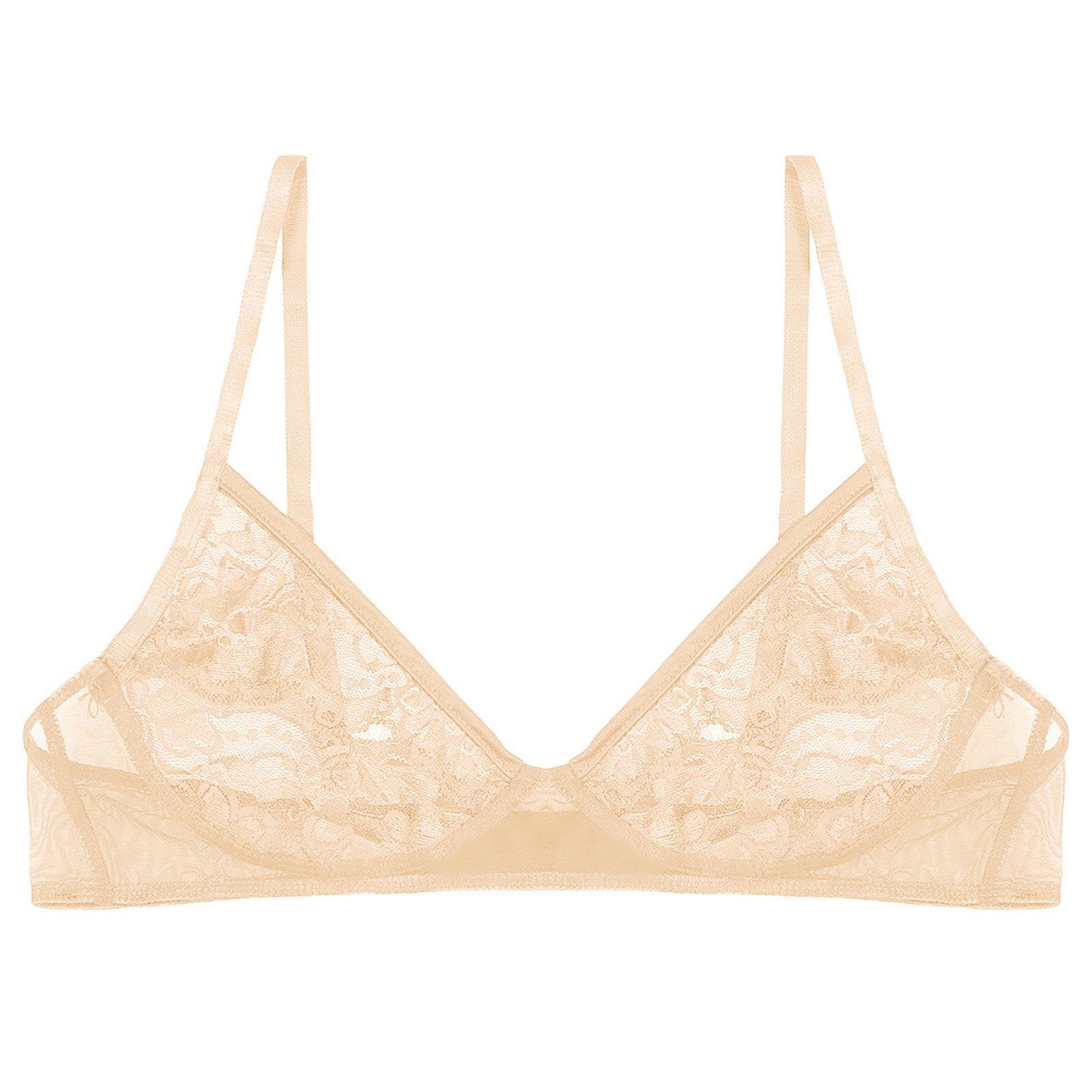 Women Nipple Exposed Bra Sexy Open Cup Lace Lingerie Exotic Brassiere Nightclub See-through Bralette Wire-free Unlined Bra Top