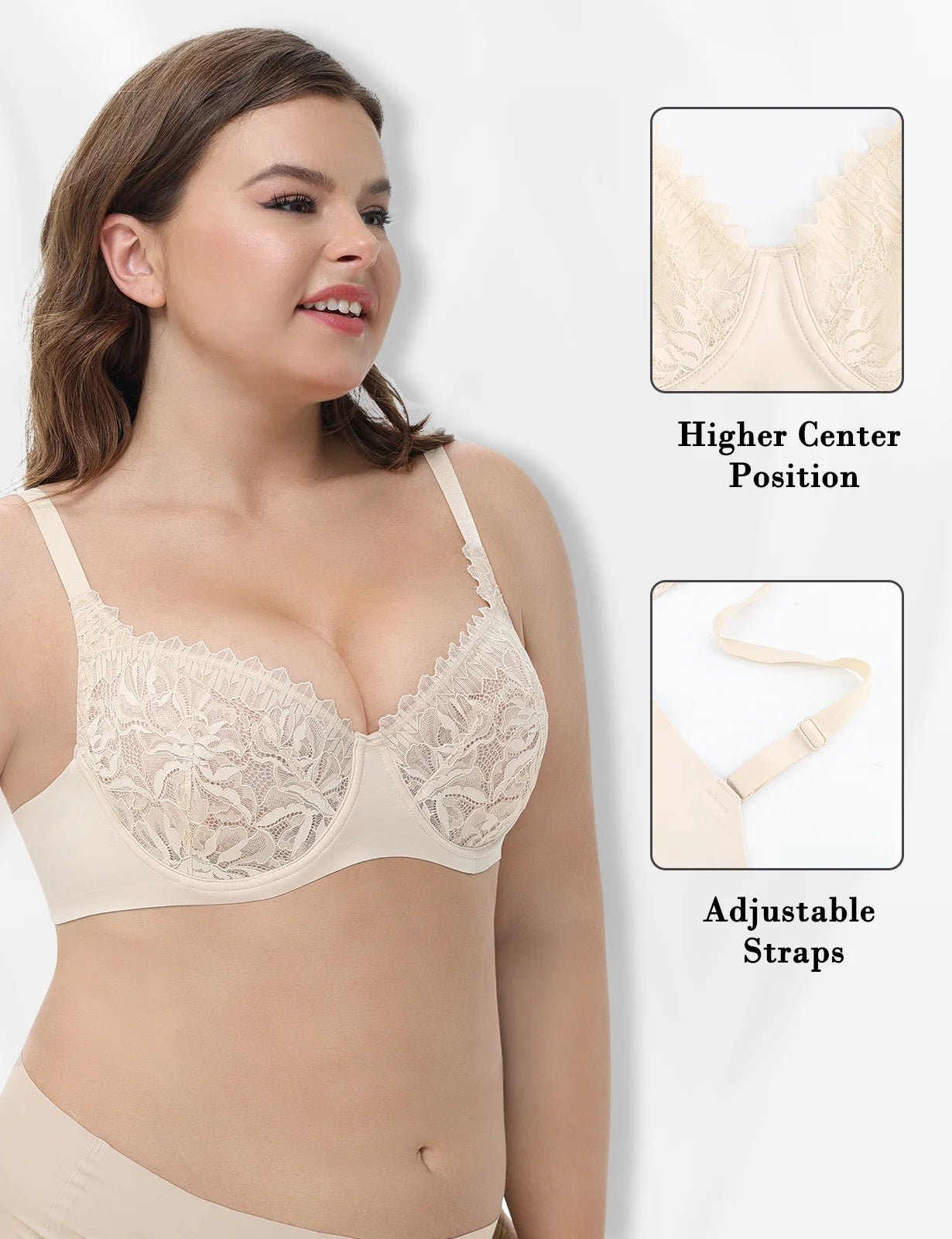 New Mesh Bras For Women Lace Bra Unlined Sexy Lingerie Perspective Bra Underwire Everyday Ultra Thin Bras C D E F G H Cups