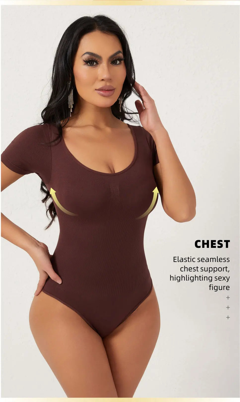 Shapewear Waist Cincher Tummy Shaping Crotch Control Butt Hip Lifter Full Body Shaper Slimming Sheath Bodysuit Woman Body