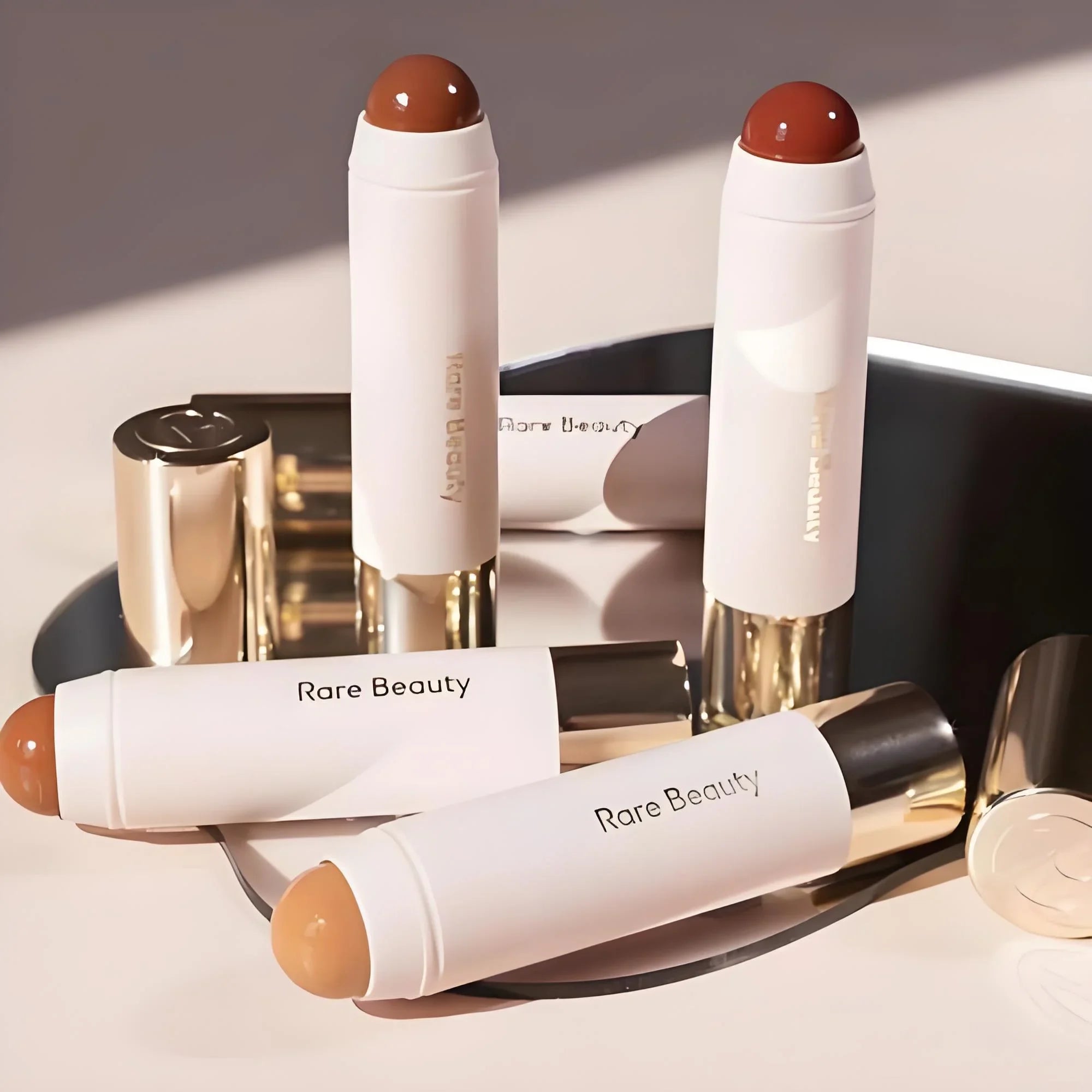 Rare Beauty Original Silky Three-dimensional Bronze Contour Stick Natural Matte Suitable for Nose Shadow Makeup Liquid Blusher