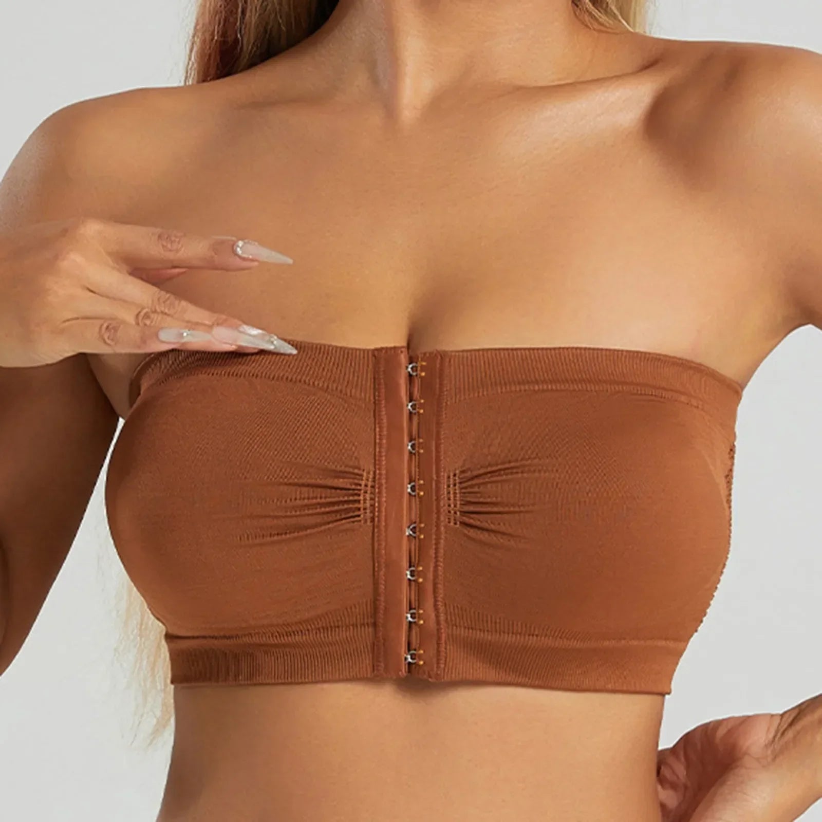 Strapless Bras For Women No Underwire Seamless Bralettes For Women Wireless Bra Soft Support Everyday T Shirt Bras Strapless Top