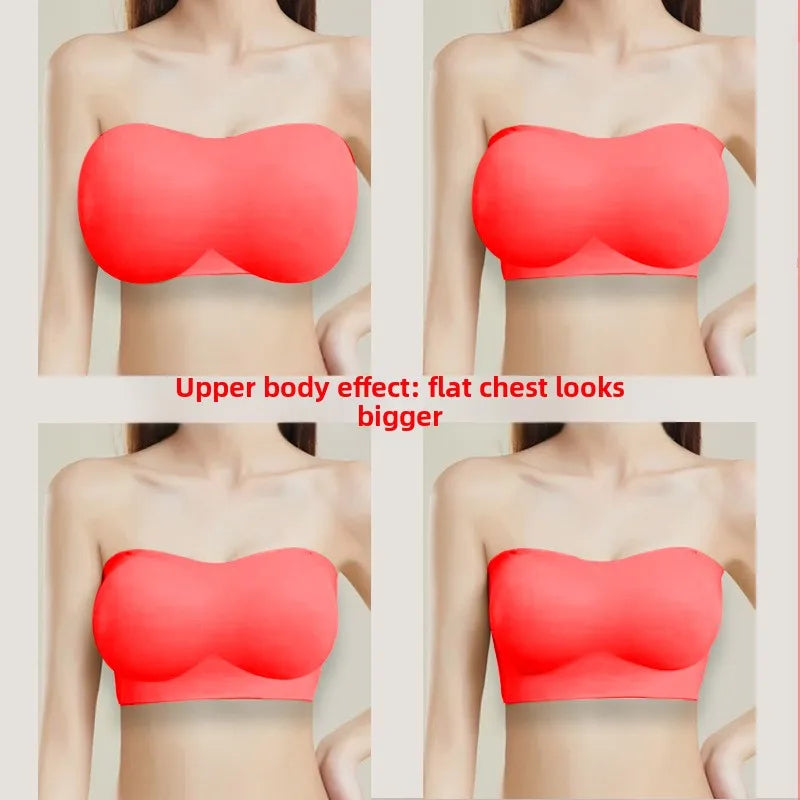 8cm Extra Thick Push Up Pads Removable Padded Bra Inserts Small Chest Latex Sponge Enhancing Inserts Sports Bras Full Coverage