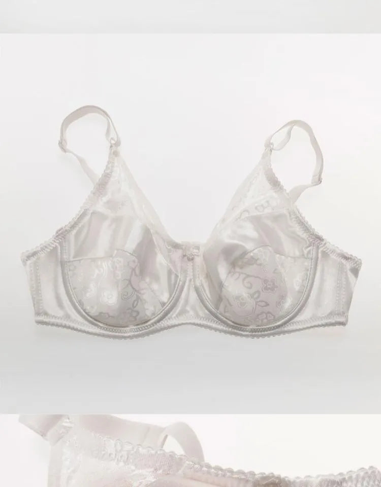Sexy Crossdresser Bra CD Drag Queen Crossdresser Sissy Bra Fake Boobs Mastectomy Pocket Bra Suitable for Silicone Breast Forms